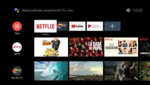 ajustes de fabrica en android tv